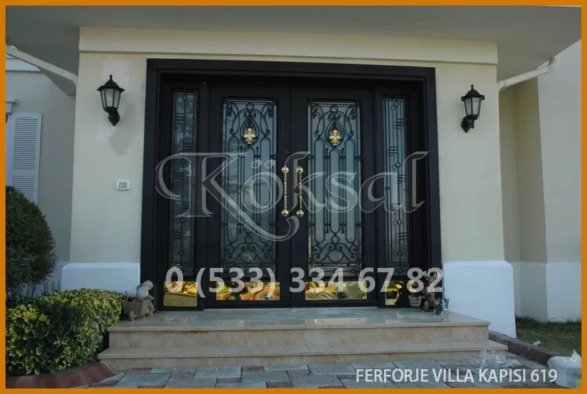 Ferforje Villa Kapıları 619