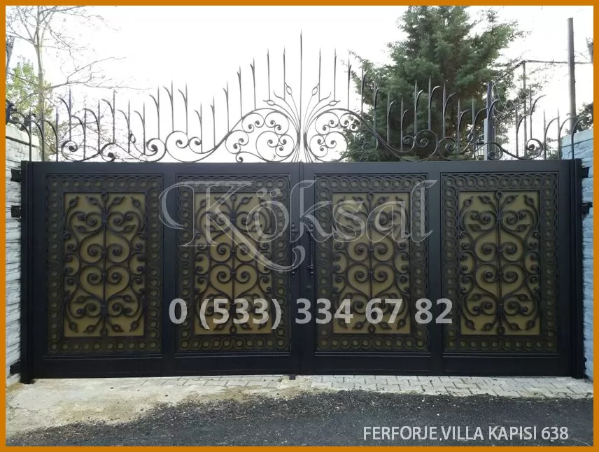 Ferforje Villa Kapıları 638