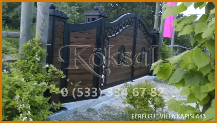 Ferforje Villa Kapıları 643
