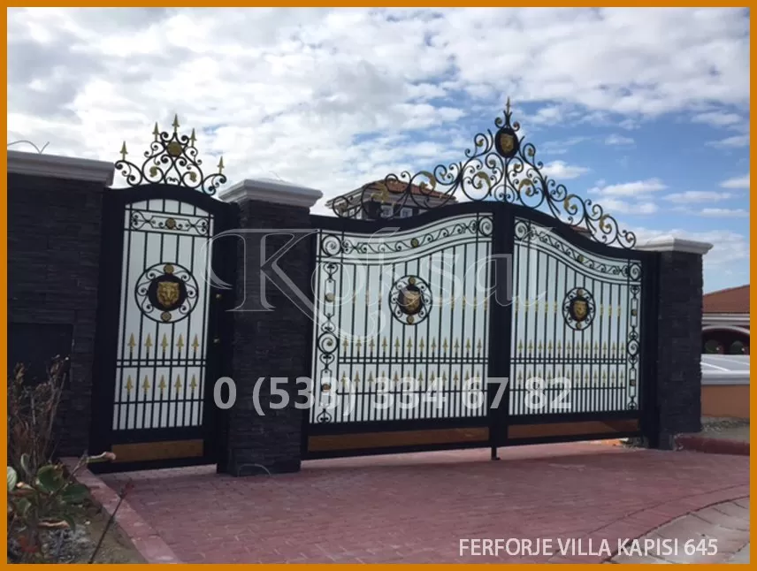 Ferforje Villa Kapıları 645
