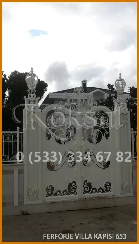 Ferforje Villa Kapıları 653