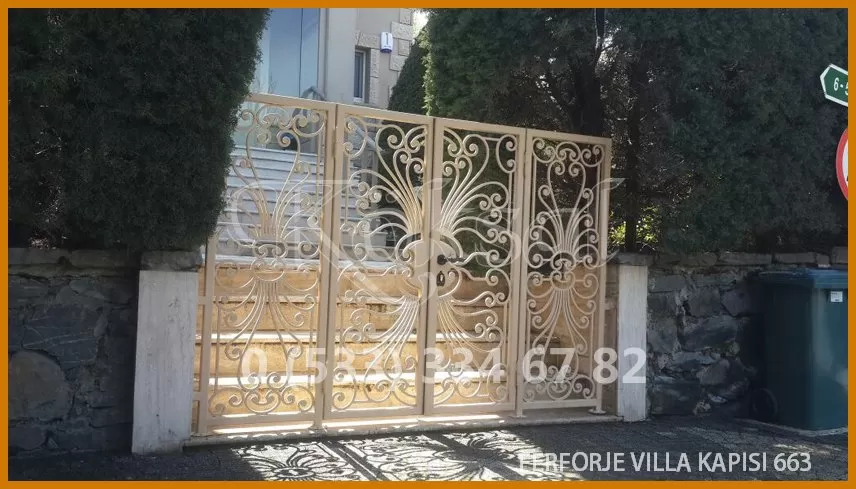 Ferforje Villa Kapıları 663