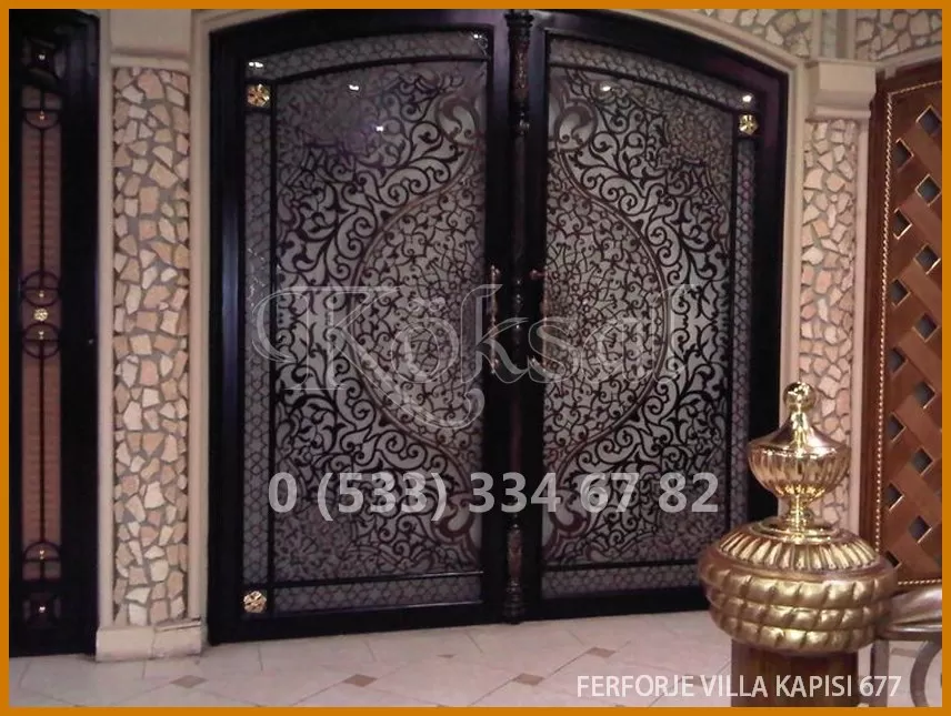 Ferforje Villa Kapıları 677