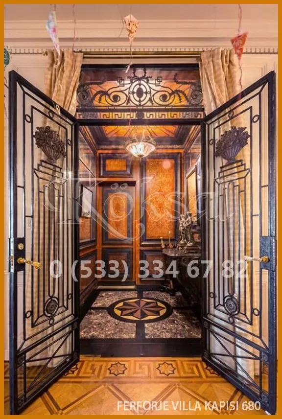 Ferforje Villa Kapıları 680