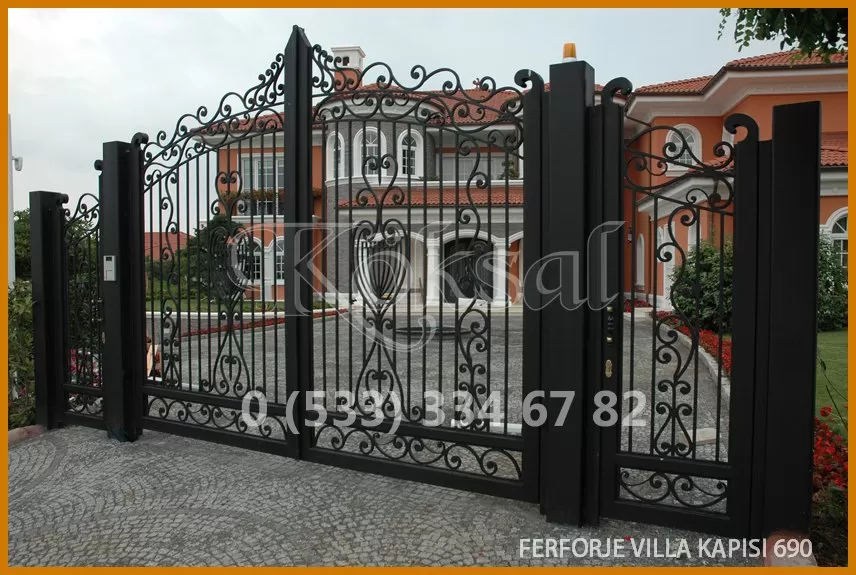 Ferforje Villa Kapıları 690