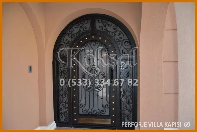 Ferforje Villa Kapıları 69