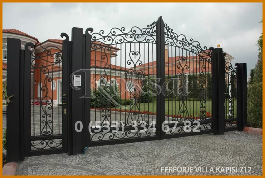 Ferforje Villa Kapıları 712