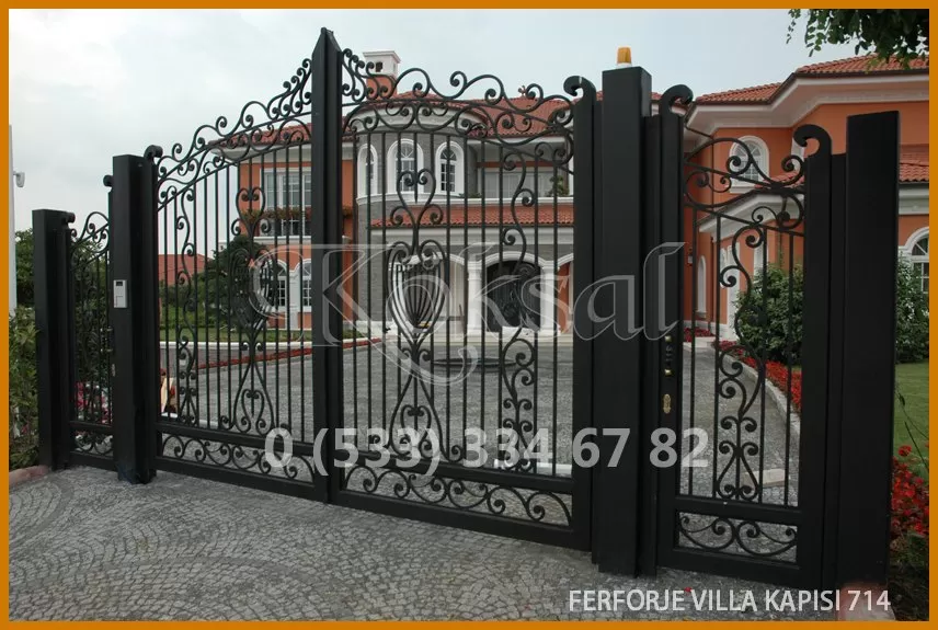 Ferforje Villa Kapıları 714