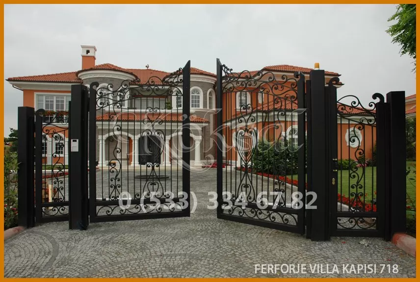 Ferforje Villa Kapıları 718