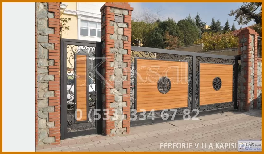 Ferforje Villa Kapıları 725