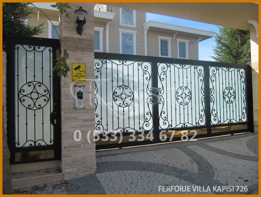 Ferforje Villa Kapıları 726