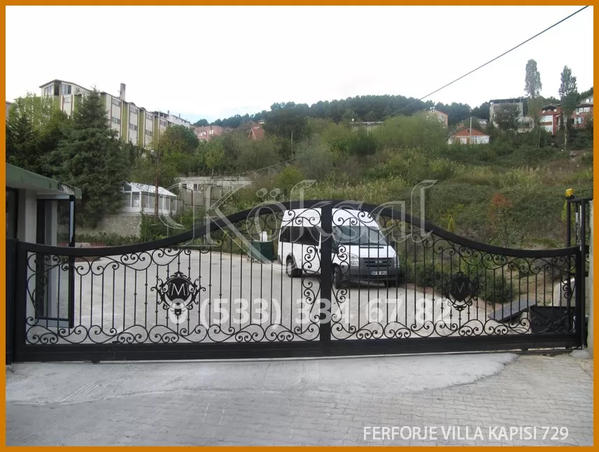Ferforje Villa Kapıları 729