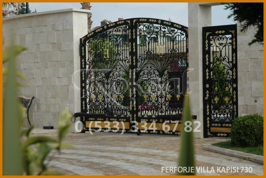 Ferforje Villa Kapıları 730