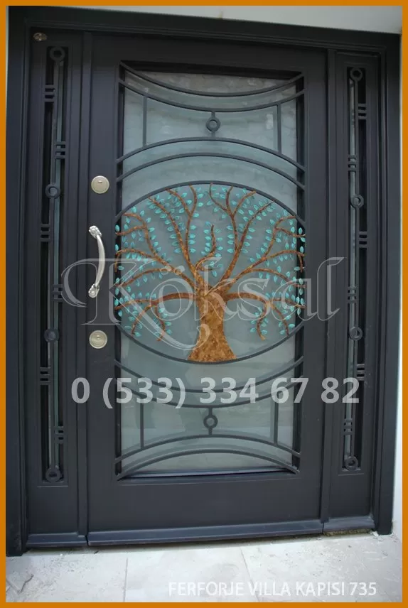 Ferforje Villa Kapıları 735
