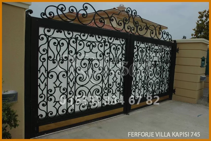 Ferforje Villa Kapıları 745