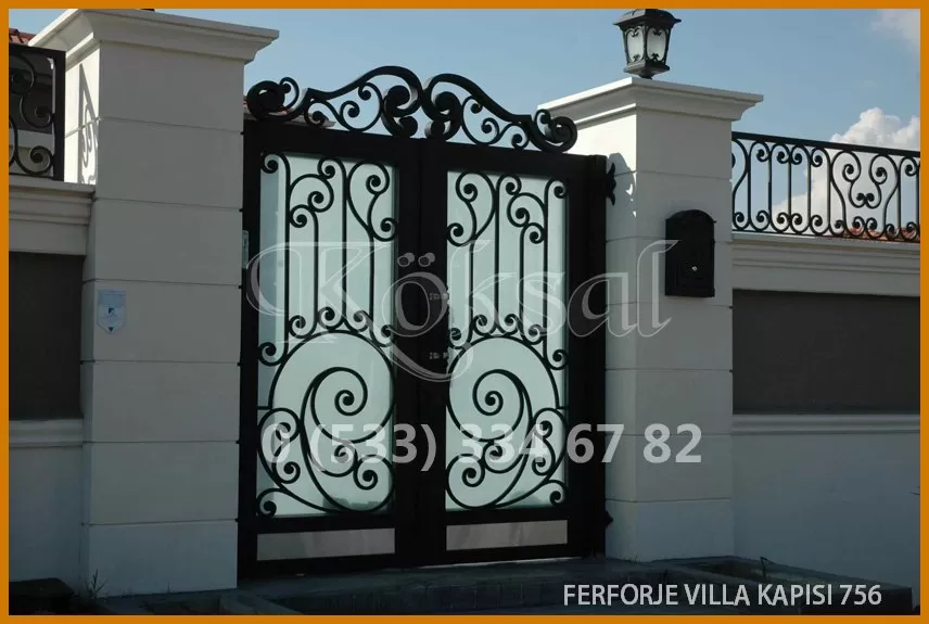 Ferforje Villa Kapıları 756