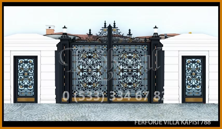 Ferforje Villa Kapıları 788