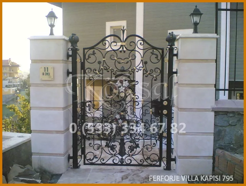 Ferforje Villa Kapıları 795