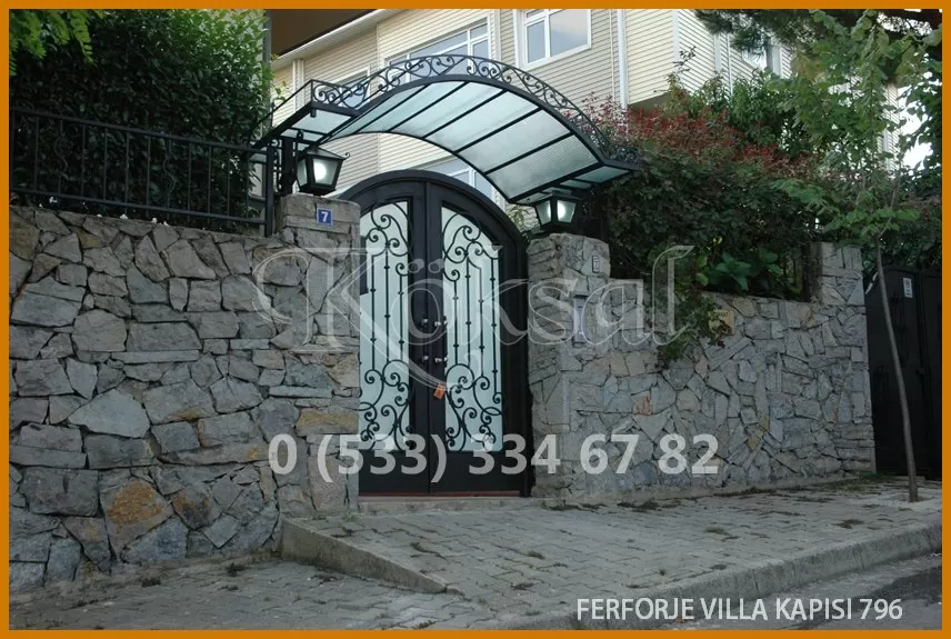 Ferforje Villa Kapıları 796