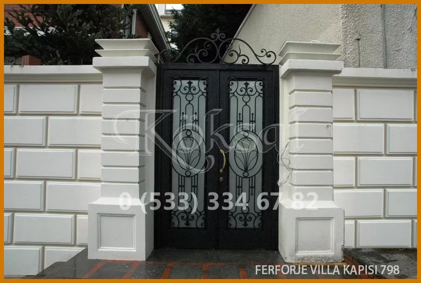 Ferforje Villa Kapıları 798