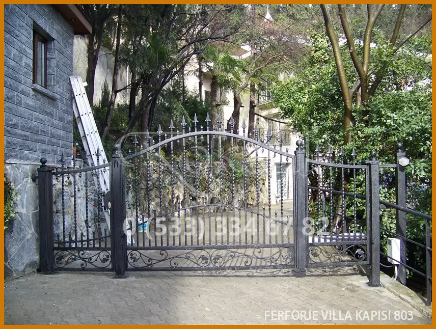 Ferforje Villa Kapıları 803