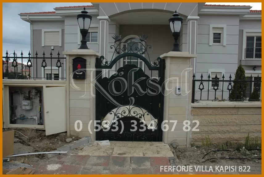 Ferforje Villa Kapıları 822