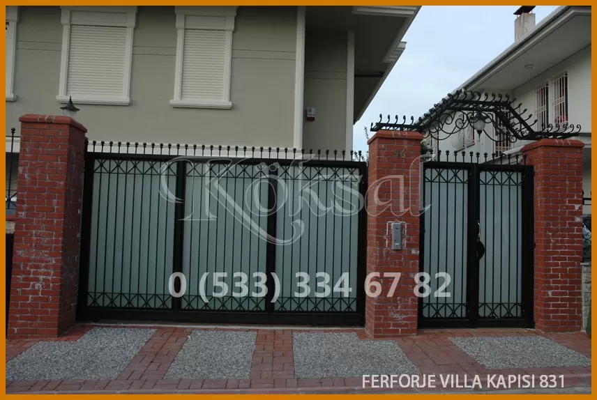 Ferforje Villa Kapıları 831