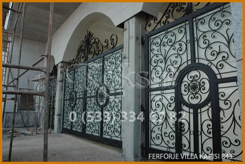 Ferforje Villa Kapıları 843