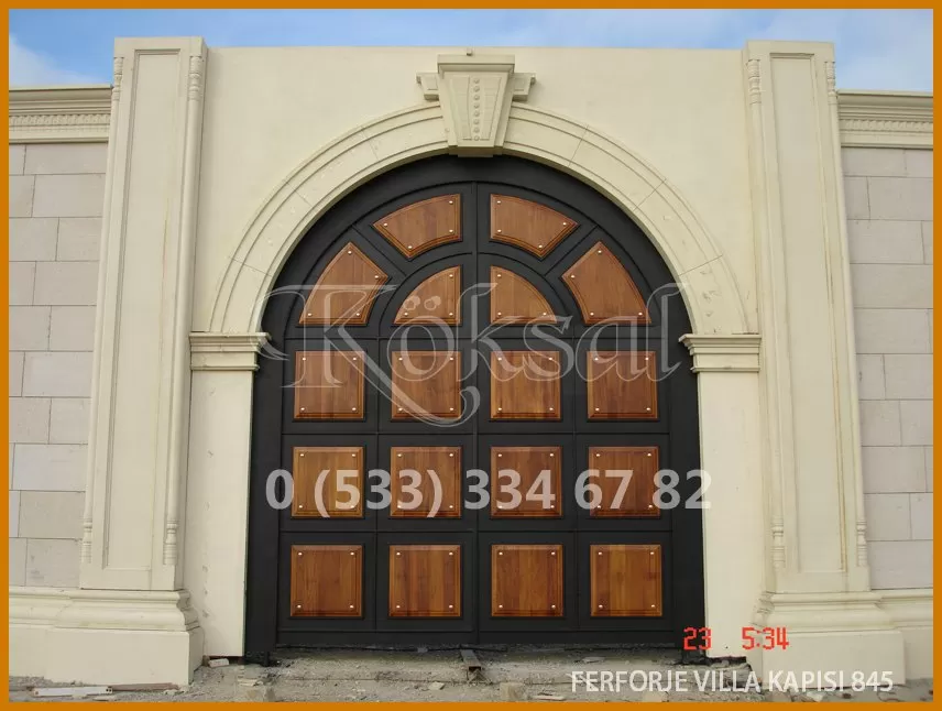 Ferforje Villa Kapıları 845
