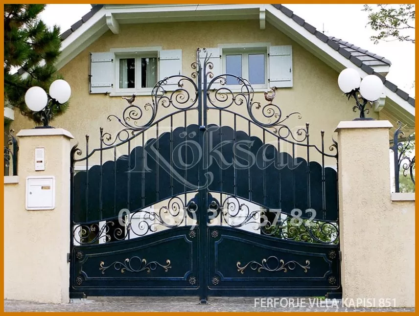 Ferforje Villa Kapıları 851