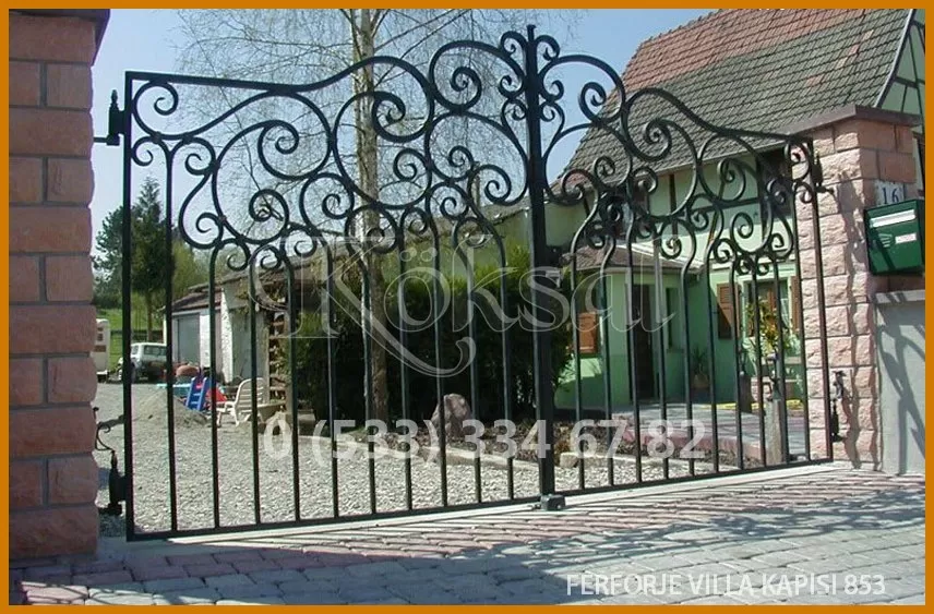 Ferforje Villa Kapıları 853