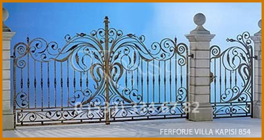 Ferforje Villa Kapıları 854