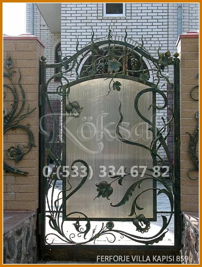 Ferforje Villa Kapıları 859