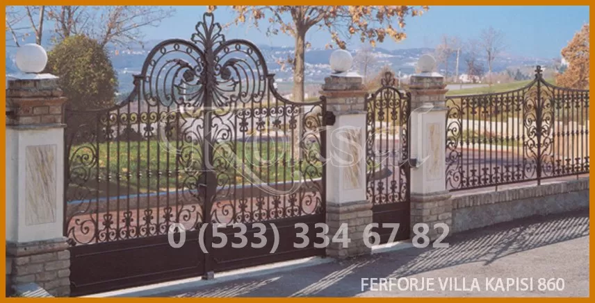 Ferforje Villa Kapıları 860