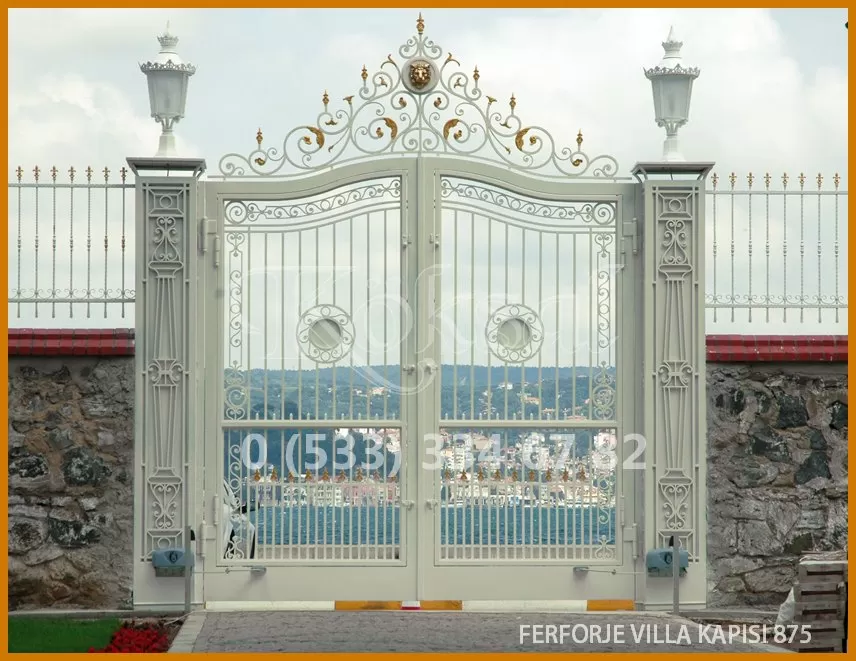 Ferforje Villa Kapıları 875
