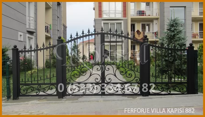 Ferforje Villa Kapıları 882