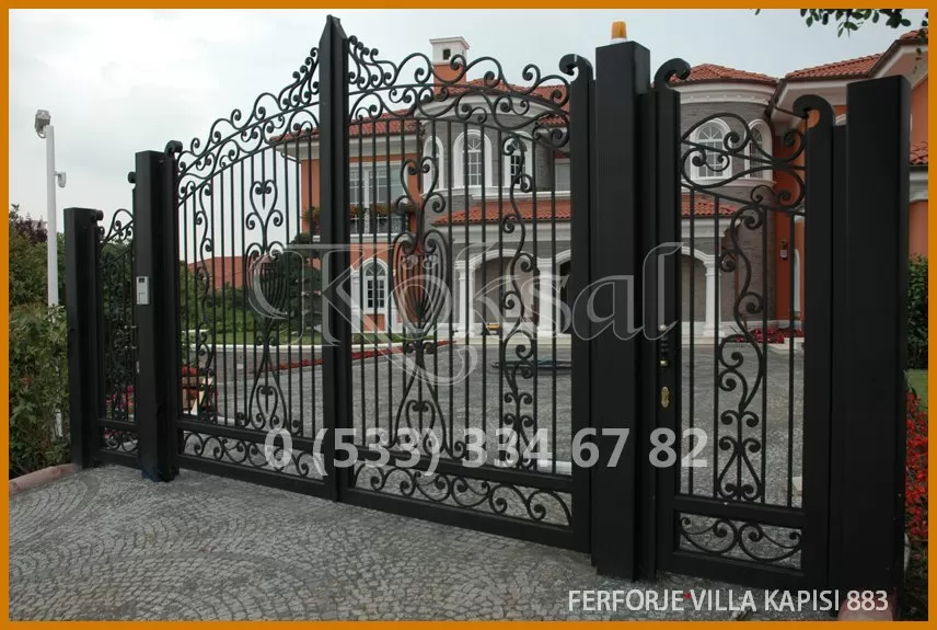 Ferforje Villa Kapıları 883
