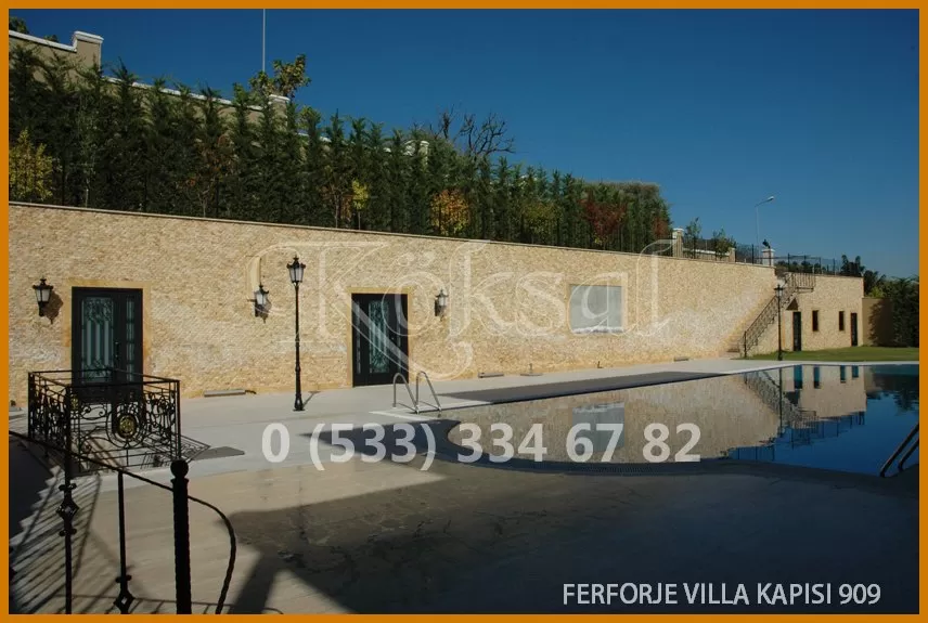 Ferforje Villa Kapıları 909