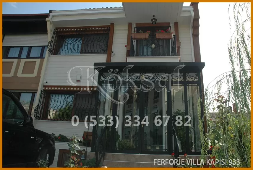 Ferforje Villa Kapıları 933