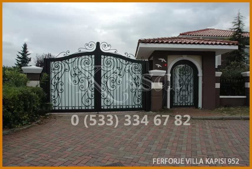 Ferforje Villa Kapıları 952