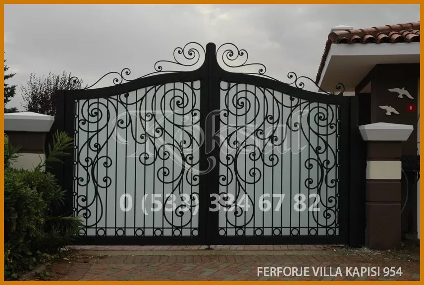 Ferforje Villa Kapıları 954