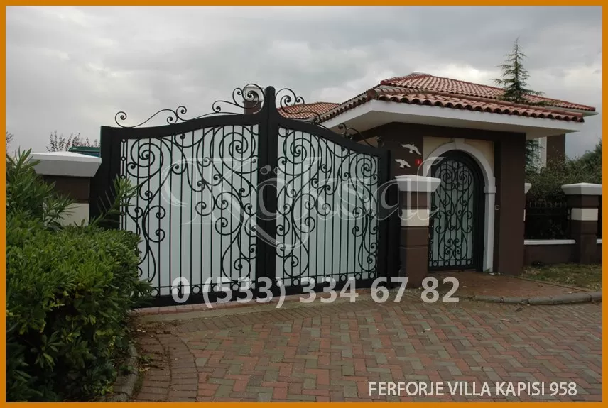 Ferforje Villa Kapıları 958