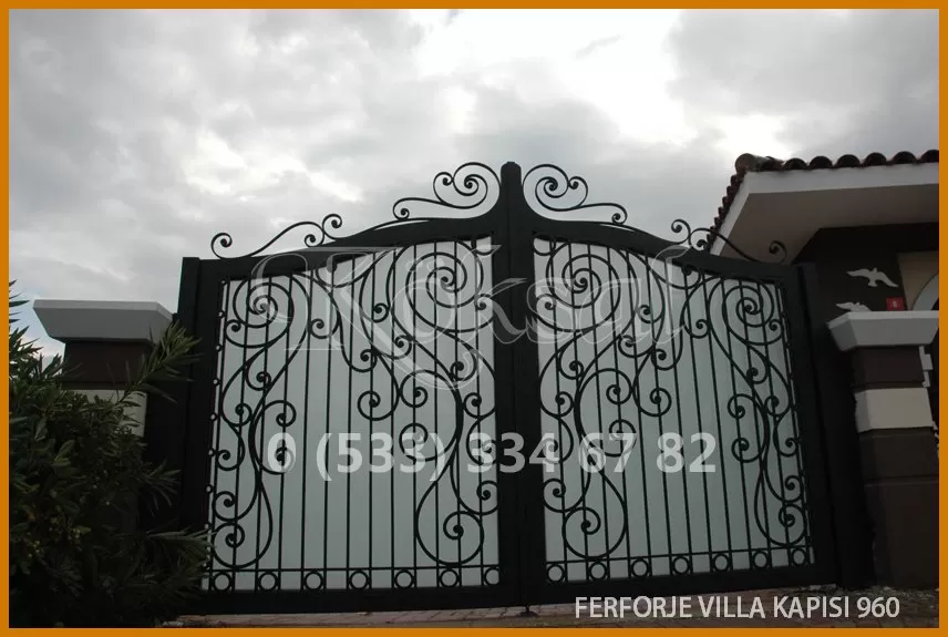 Ferforje Villa Kapıları 960