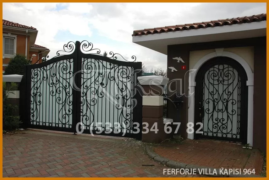 Ferforje Villa Kapıları 964
