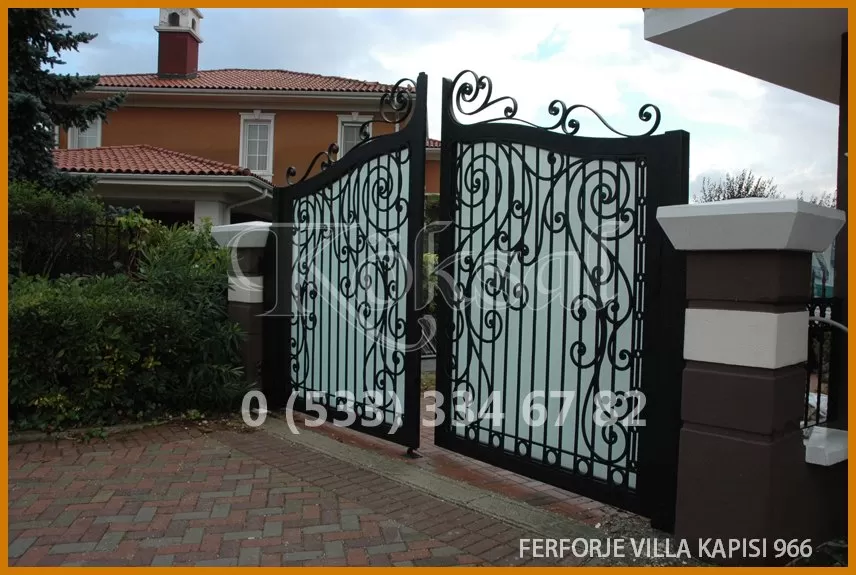 Ferforje Villa Kapıları 966
