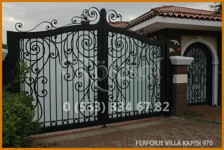Ferforje Villa Kapıları 970