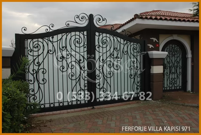 Ferforje Villa Kapıları 971