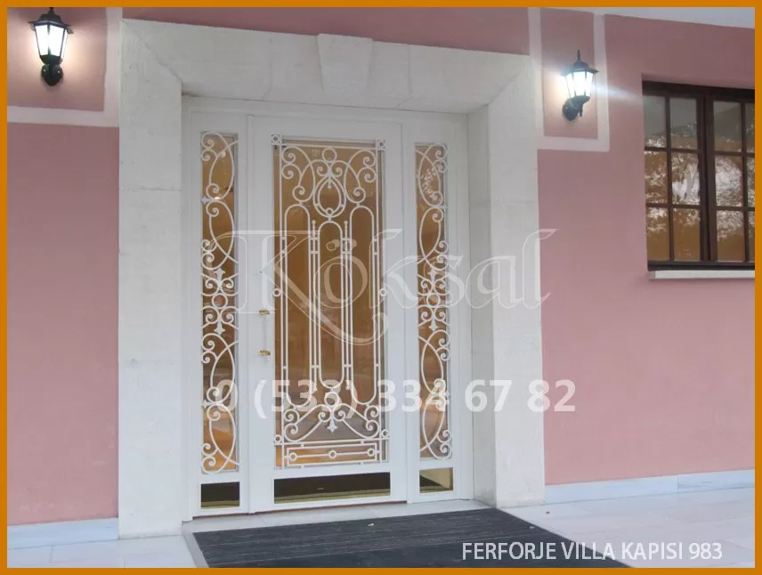 Ferforje Villa Kapıları 983