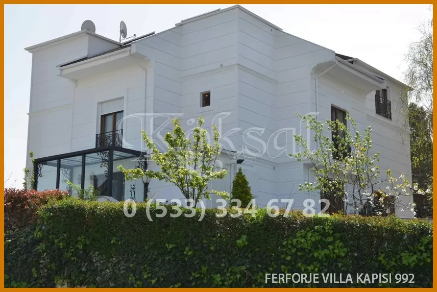 Ferforje Villa Kapıları 992