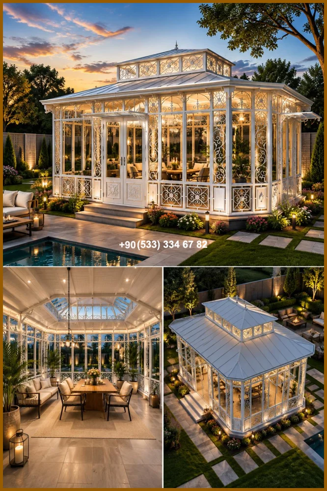 KIŞ BAHÇESİ-GAZEBO-FERFORJE KIŞ BAHÇESİ-KAMELYA met20251